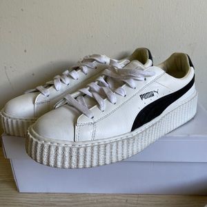 Rihanna Fenty Creeper White and Black